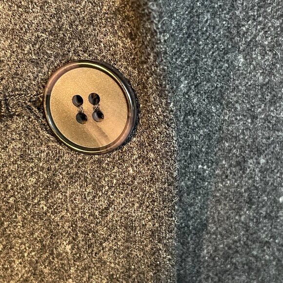 Vintage Young Pendleton 100% Virgin Wool Blazer Charcoal Gray Tailored Jacket L - Picture 9 of 12